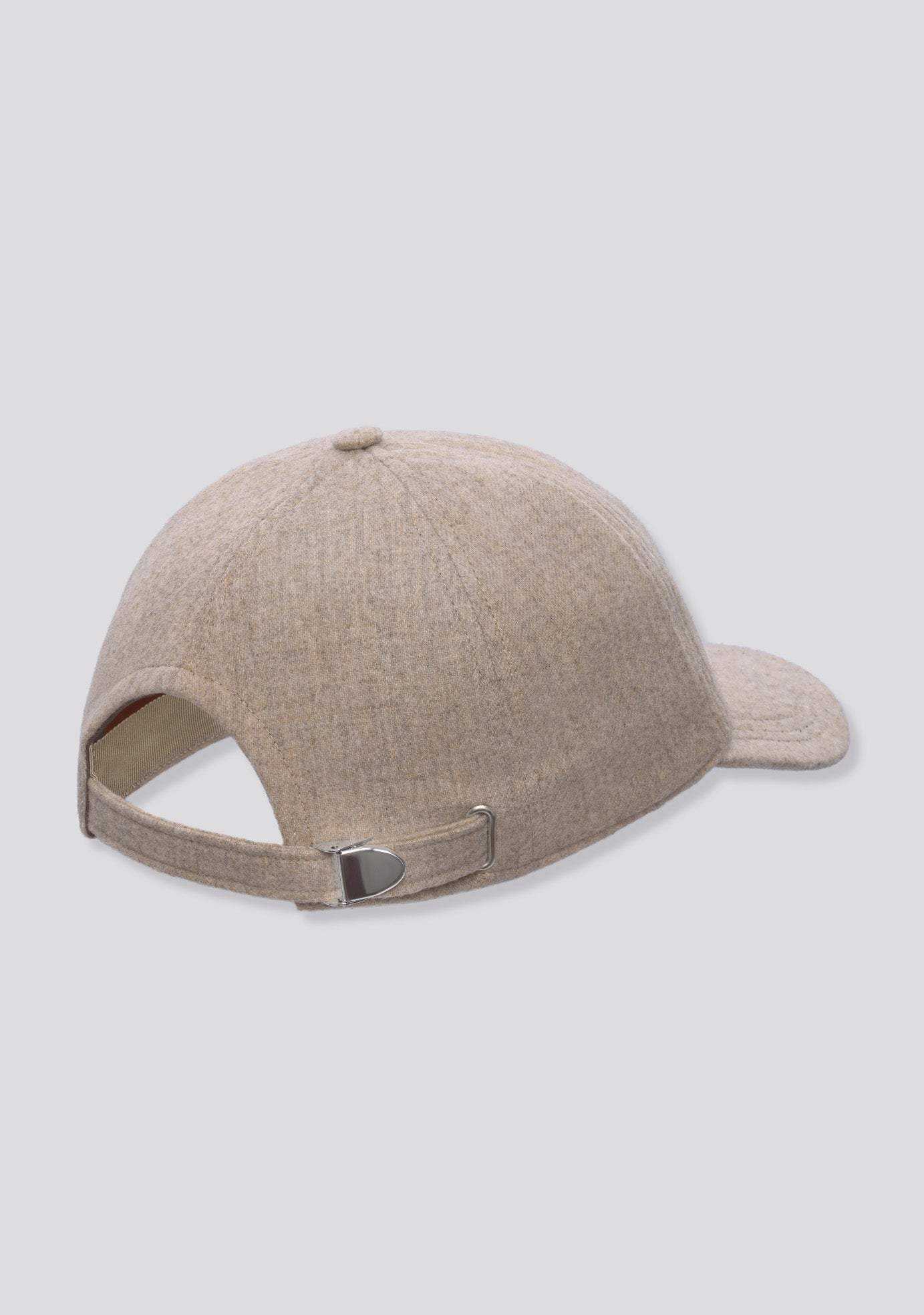 Beige Lana Wool Cap