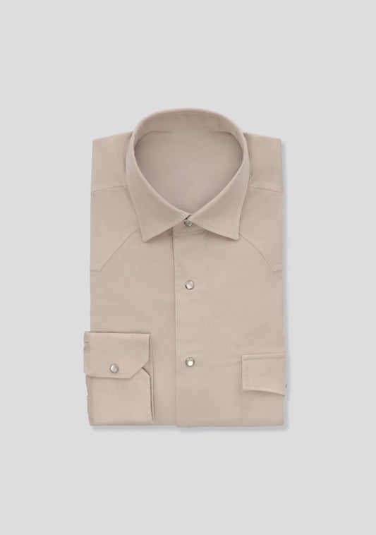 Beige Texas Cotton Shirt