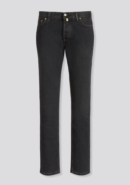 Washed Black Regular Fit Jeans