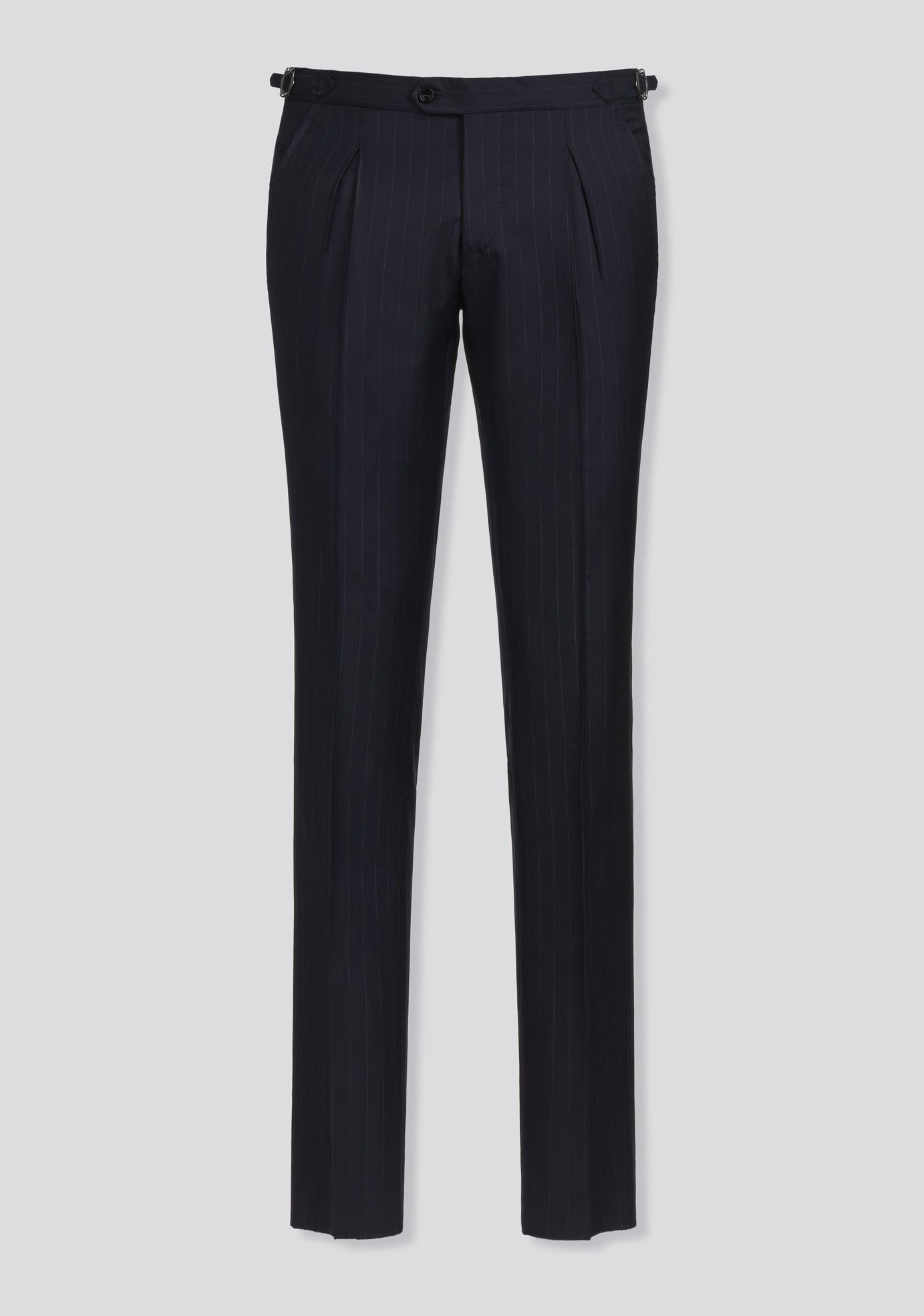 Dark Blue Pinstripe Double Breasted Suit