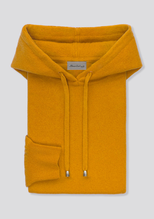 Mustard Yellow Cashmere Hoodie