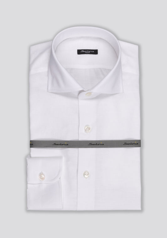 Plain White Cotton Shirt