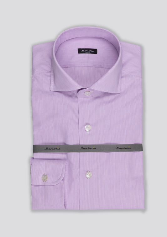Pink Striped Cotton Shirt
