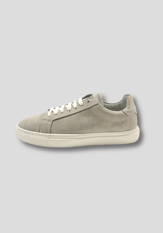 Light Grey Suede Sneakers