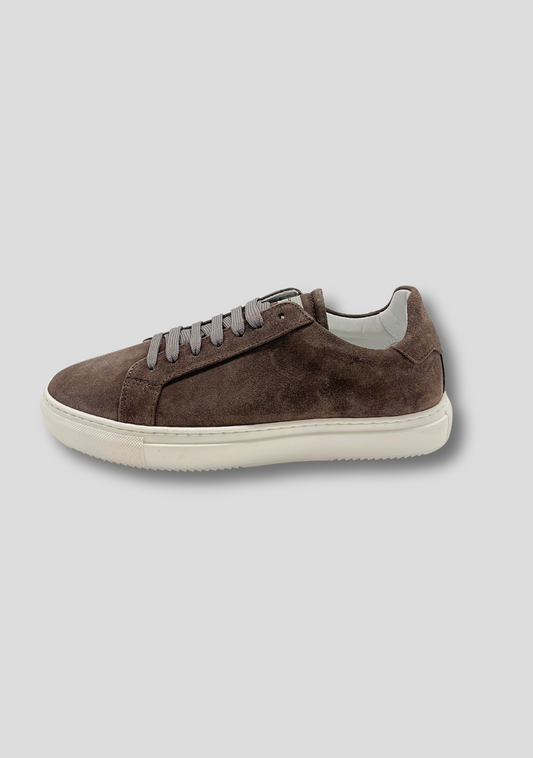 Dark Brown Suede Sneakers