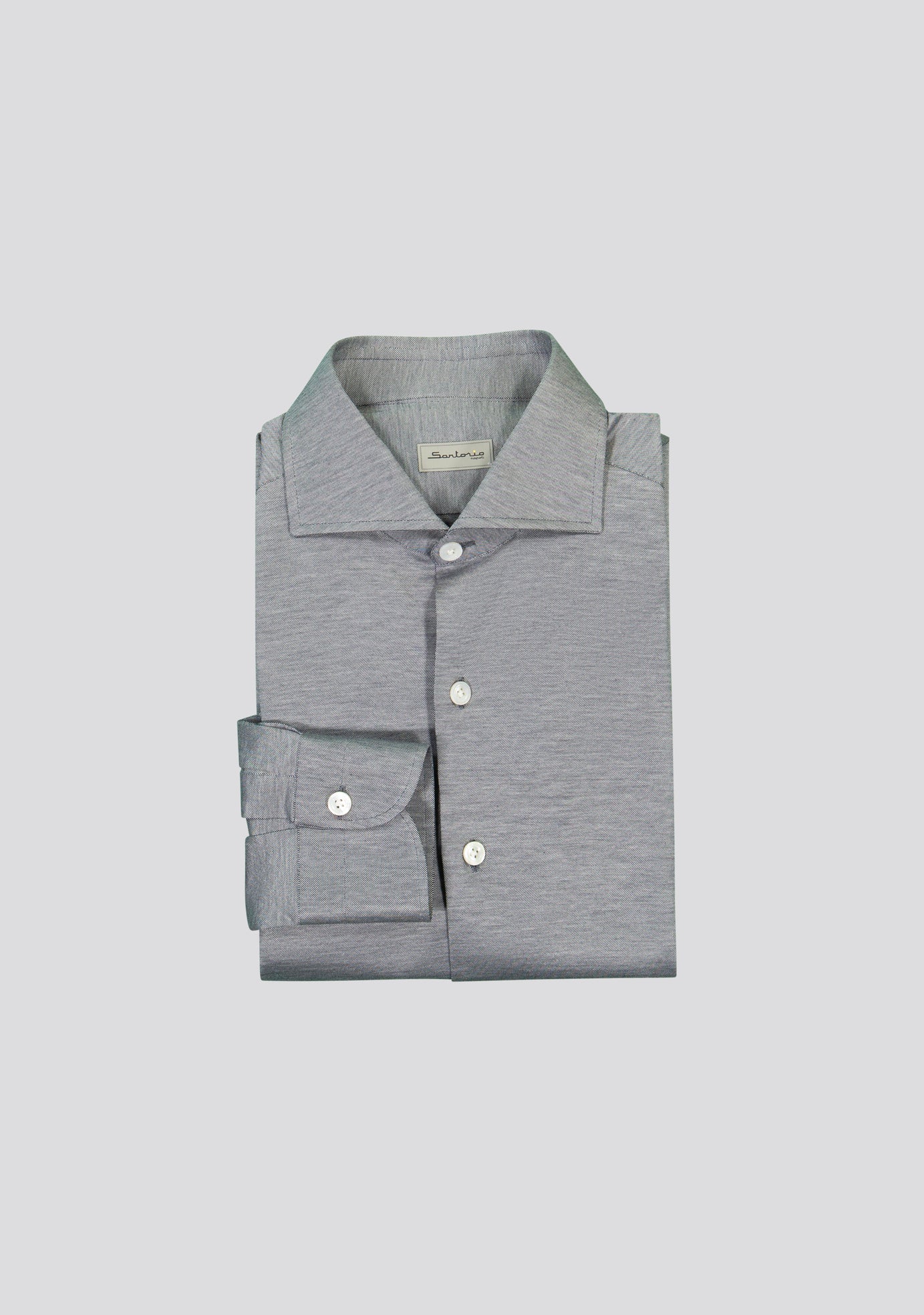 Grey Jersey Cotton Shirt