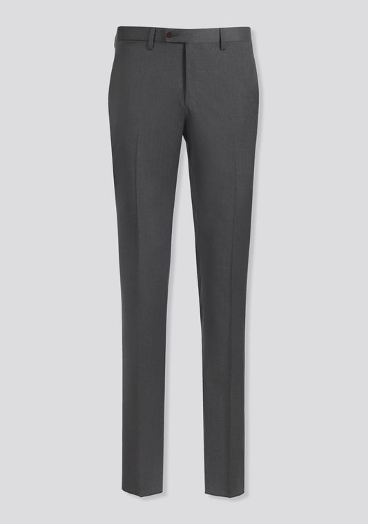 Steel Grey Wool Trousers