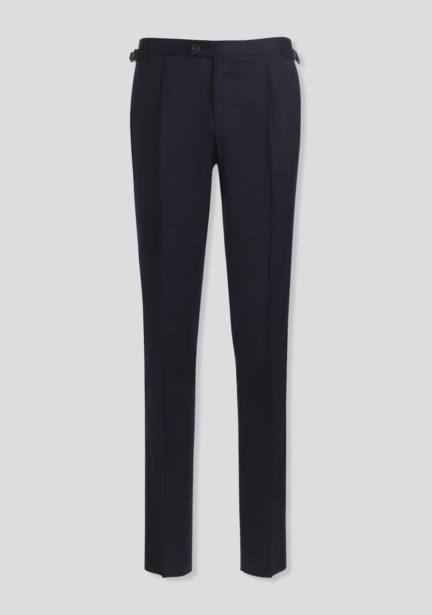Midnight Blue Wool trousers with side adjusters