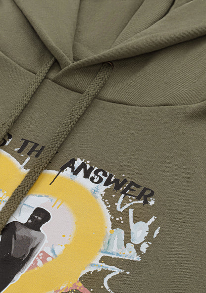 Olive Green Wool Hoodie SSC Napoli Special Edition
