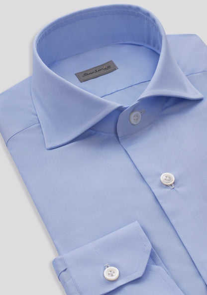 Sky Blue Jersey Cotton Shirt