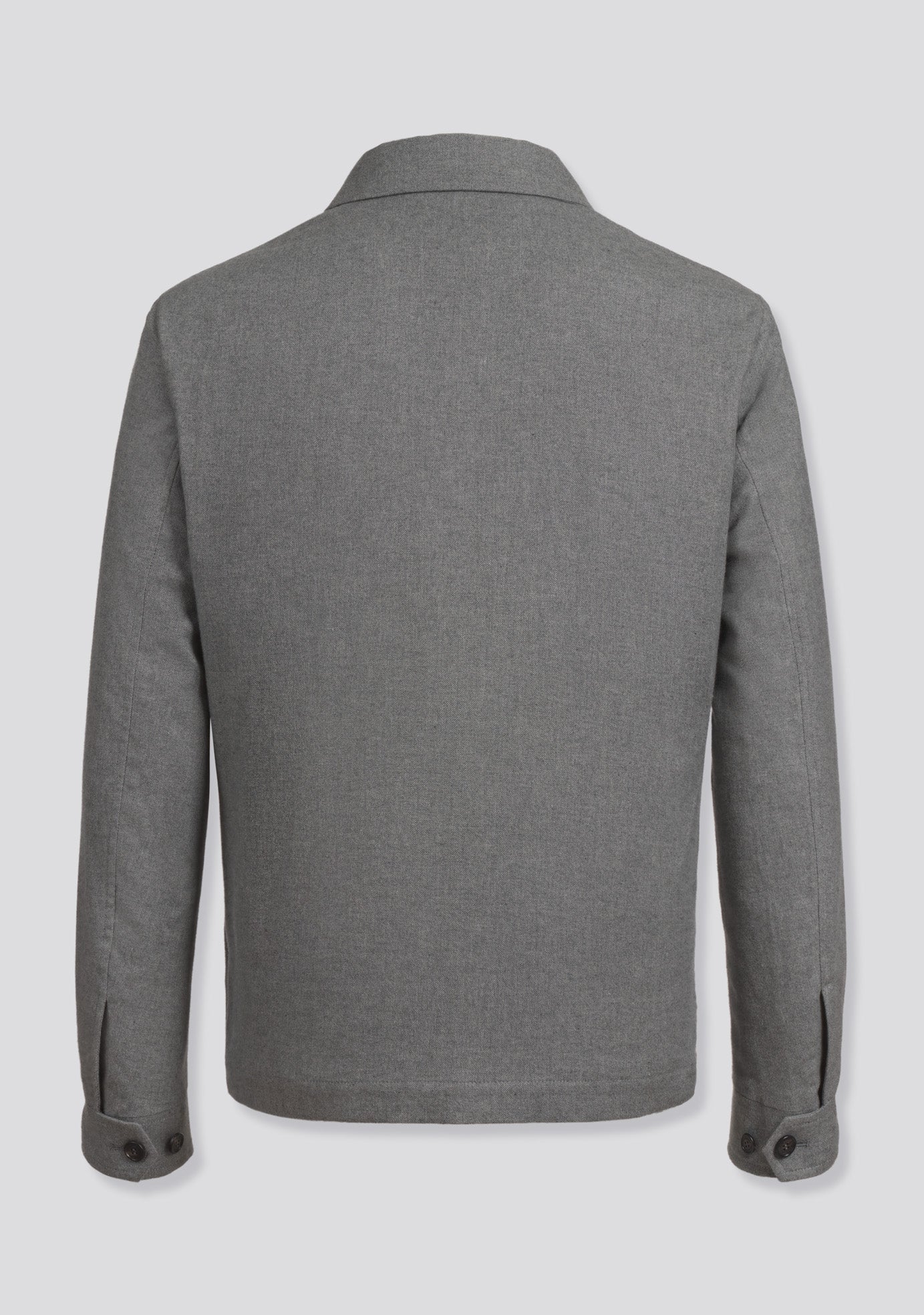 Ash Grey Cotton Button up Jacket