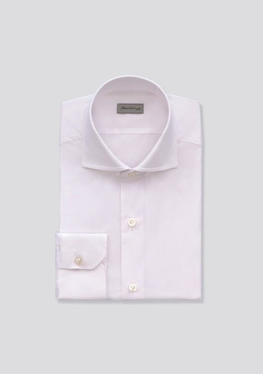 White Cotton Jersey Shirt