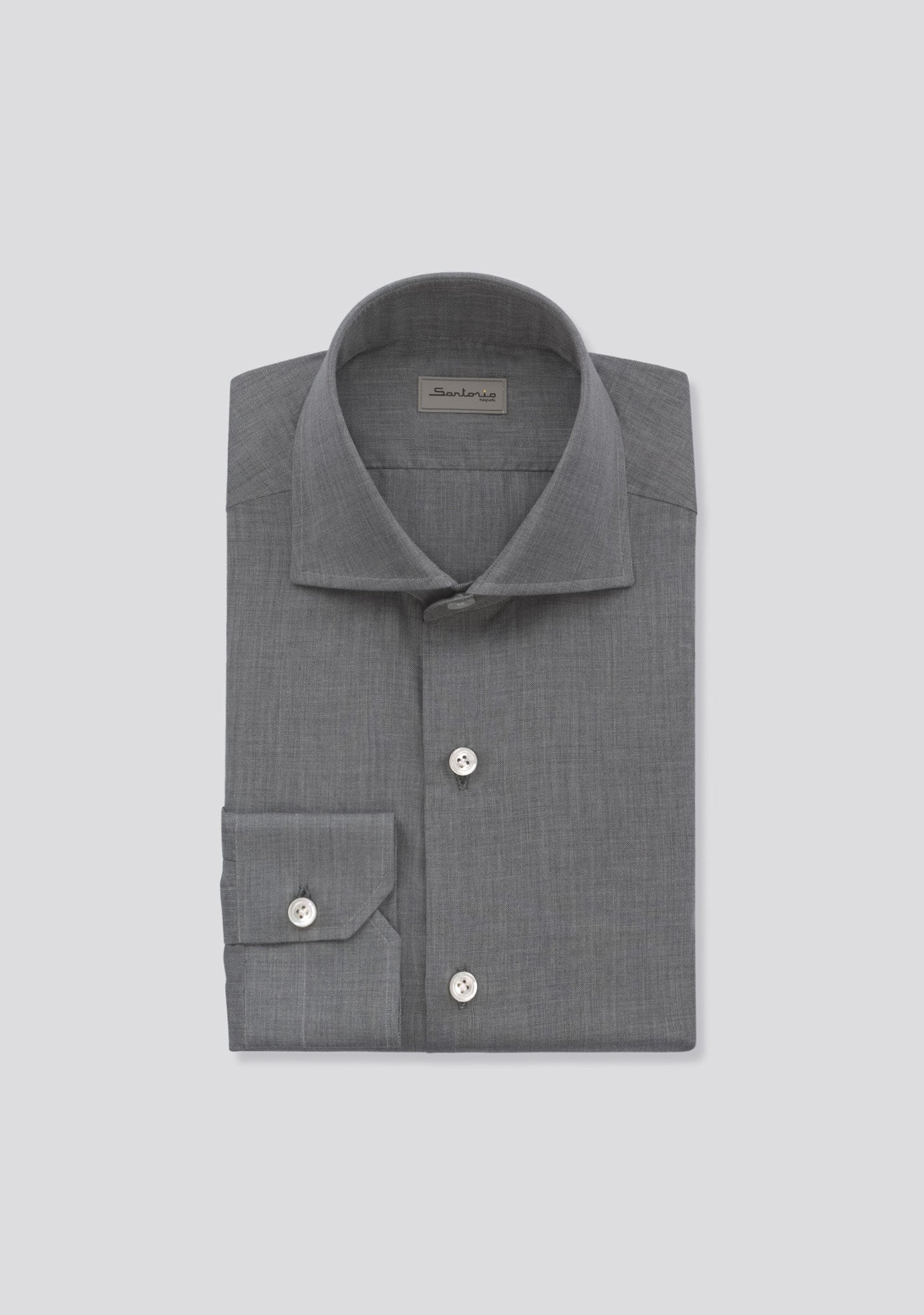 Fossil Grey Cotton Jersey Shirt