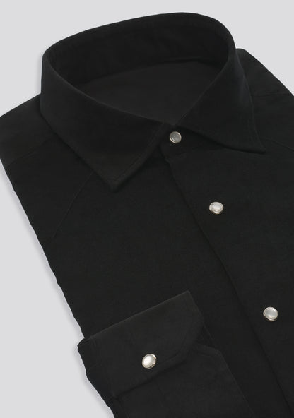 Black Texas Cotton Shirt