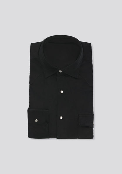 Black Texas Cotton Shirt