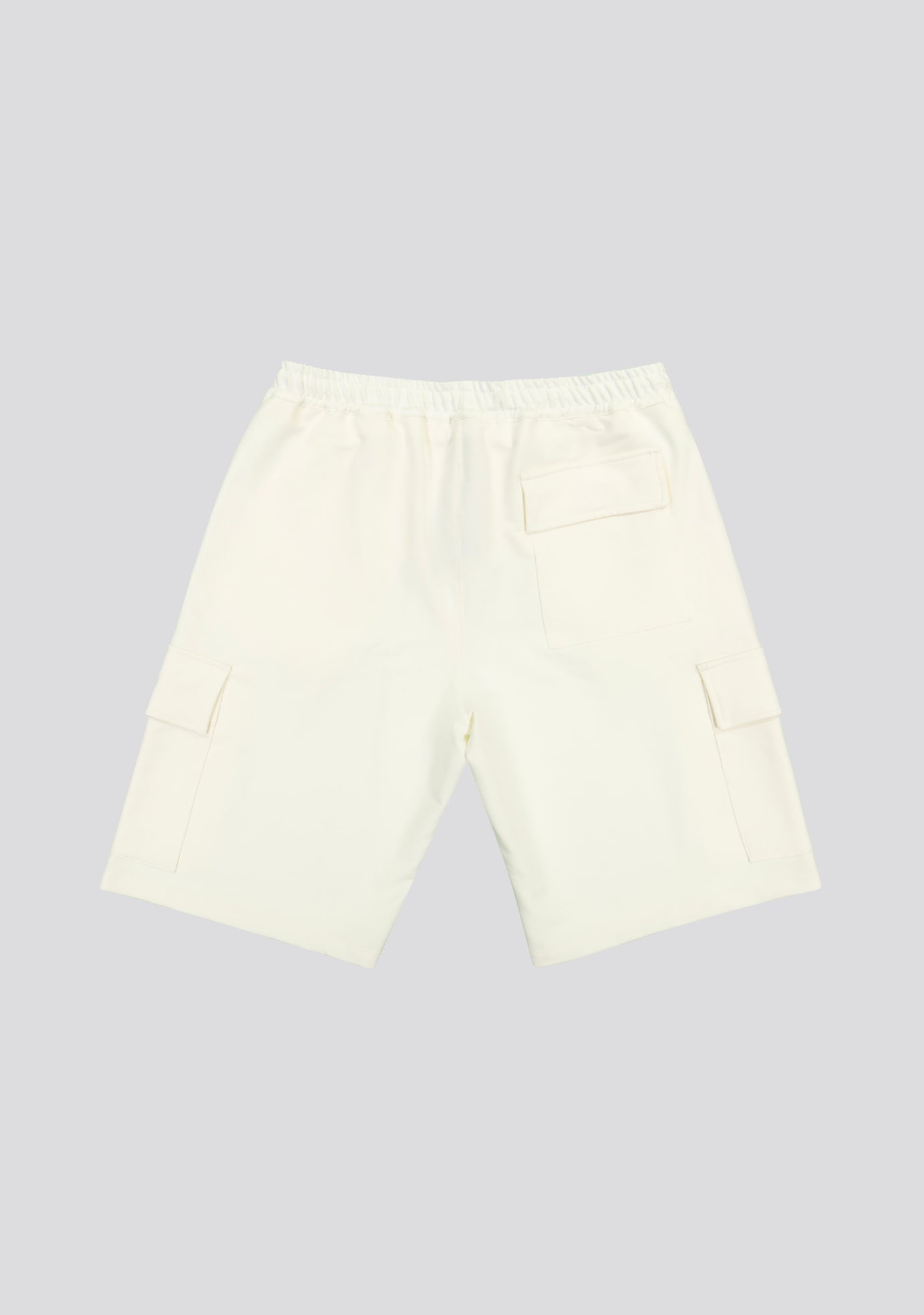 White Cargo Bermuda Shorts