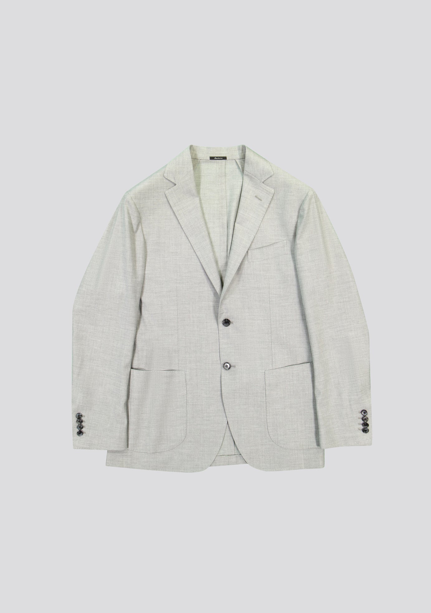 Grey Wool Blend Jacket