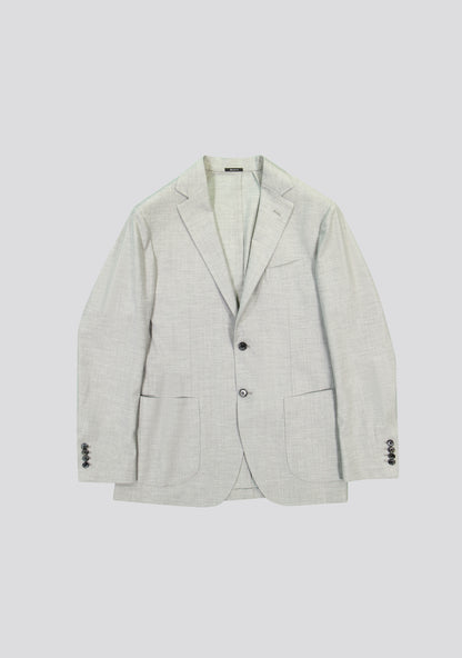 Grey Wool Blend Jacket