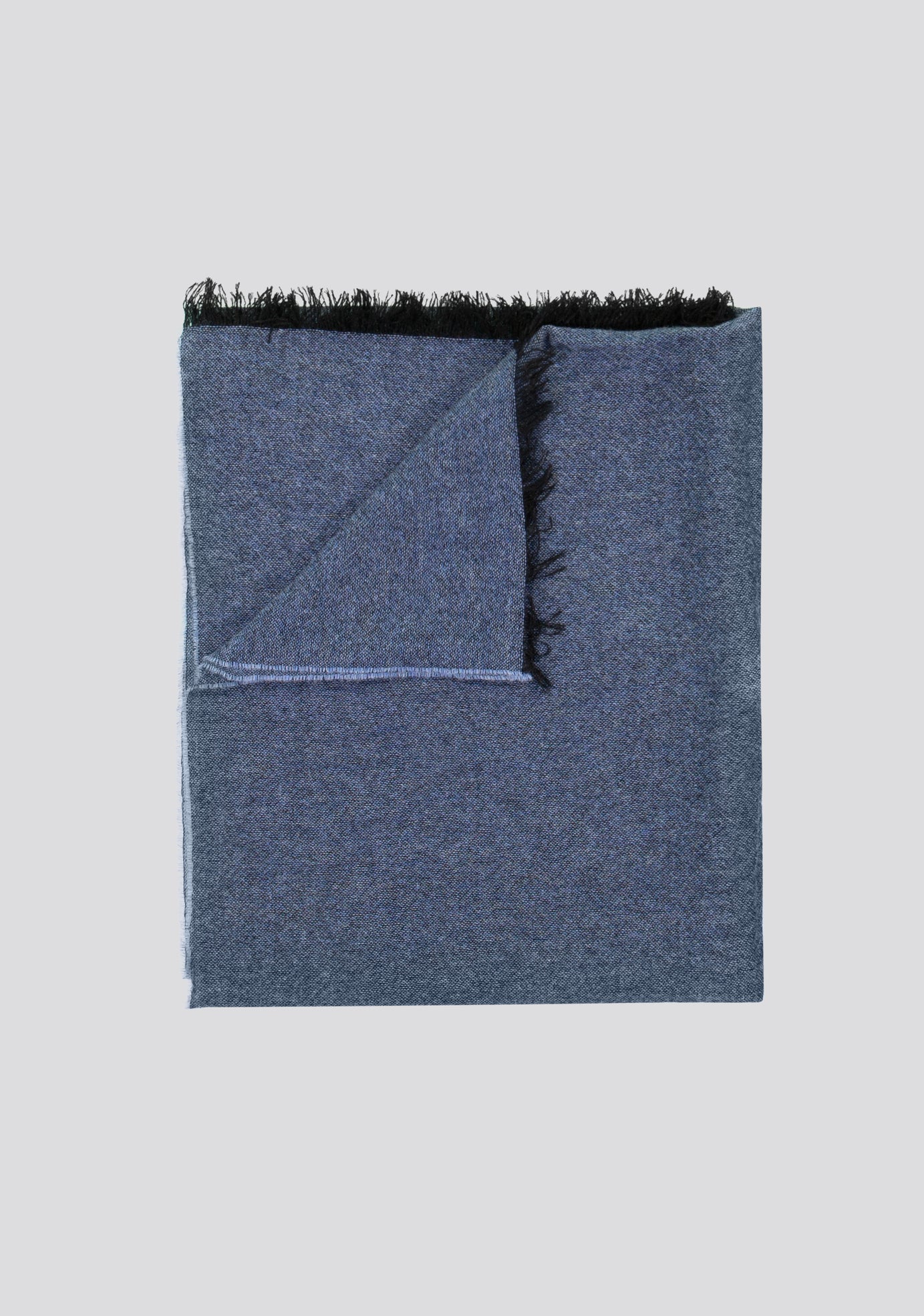 Dark Blue Wool Scarf
