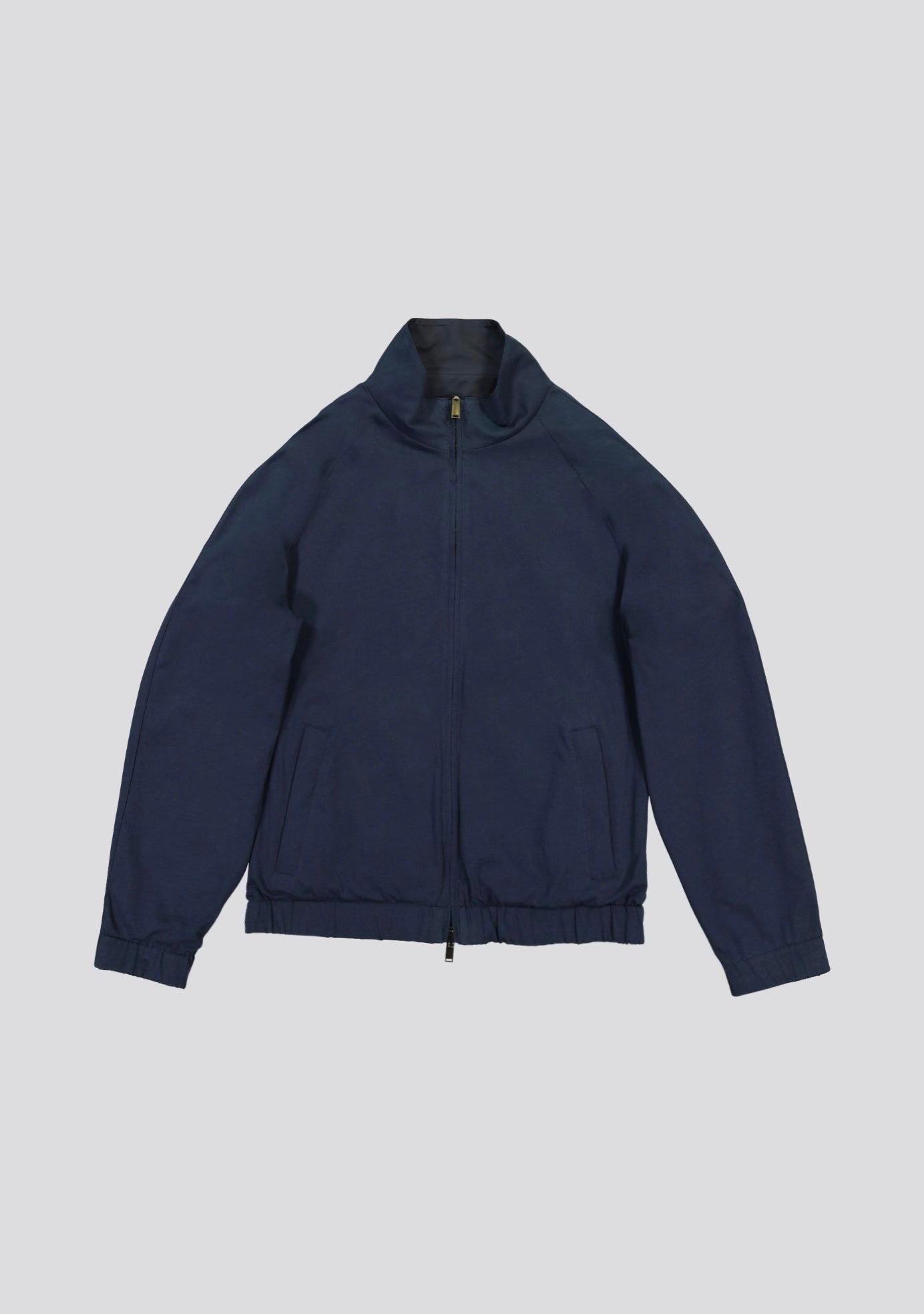Double faced Cotton and Nylon Dark Blue Jacket Kired Collaboration