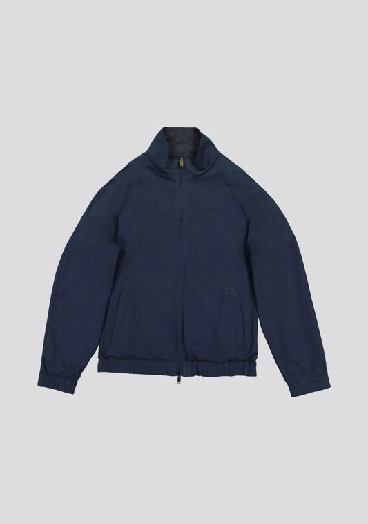 Double faced Cotton and Nylon Dark Blue Jacket Kired Collaboration