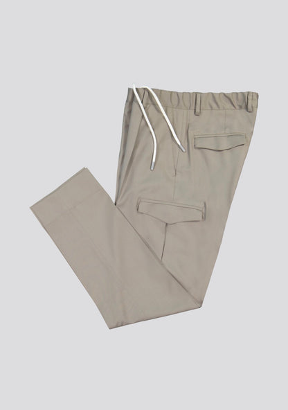 Desert Grey Technical Cargo Trousers
