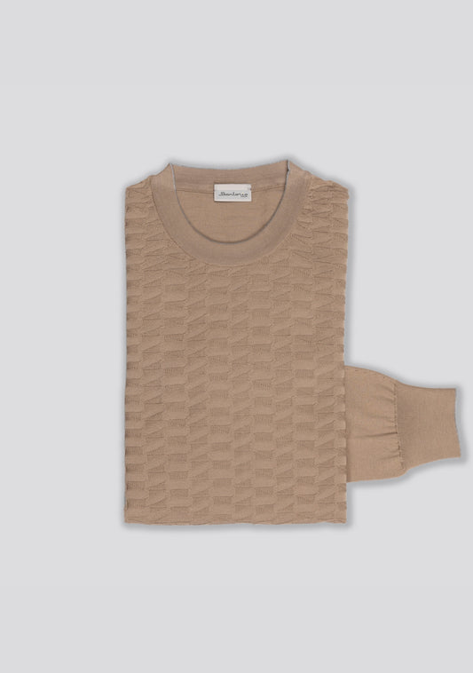Beige Wool Pullover