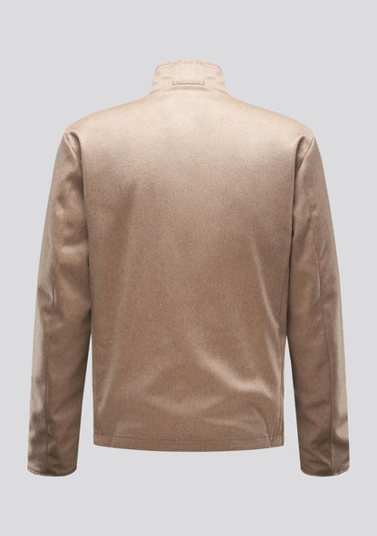 Double faced Beige Cashmere and Nylon Jacket Kired Collaboration