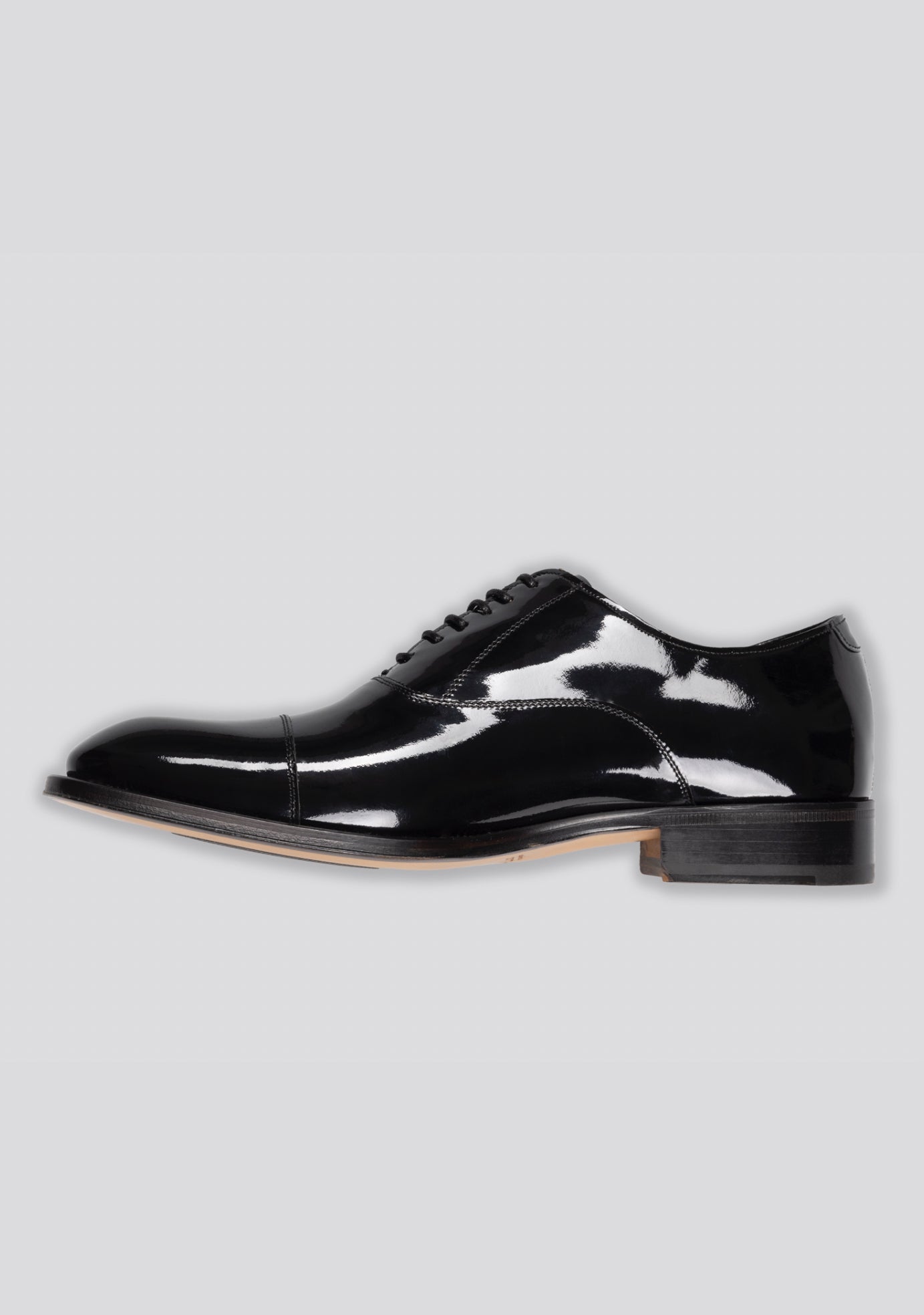 Polished Black Tuxedo Oxfords