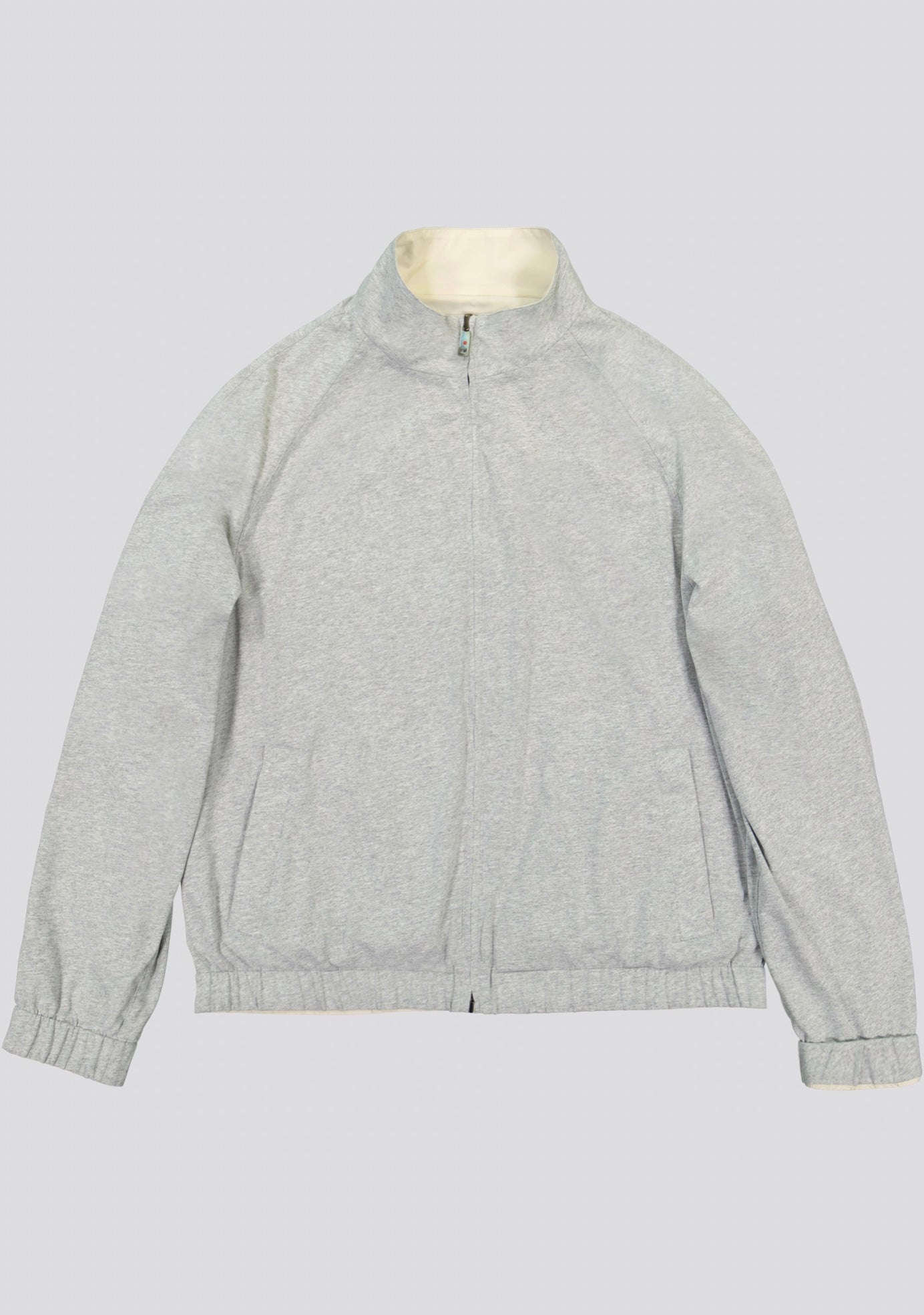 Double faced Cotton and Nylon Grey and White Jacket Kired Collaboration