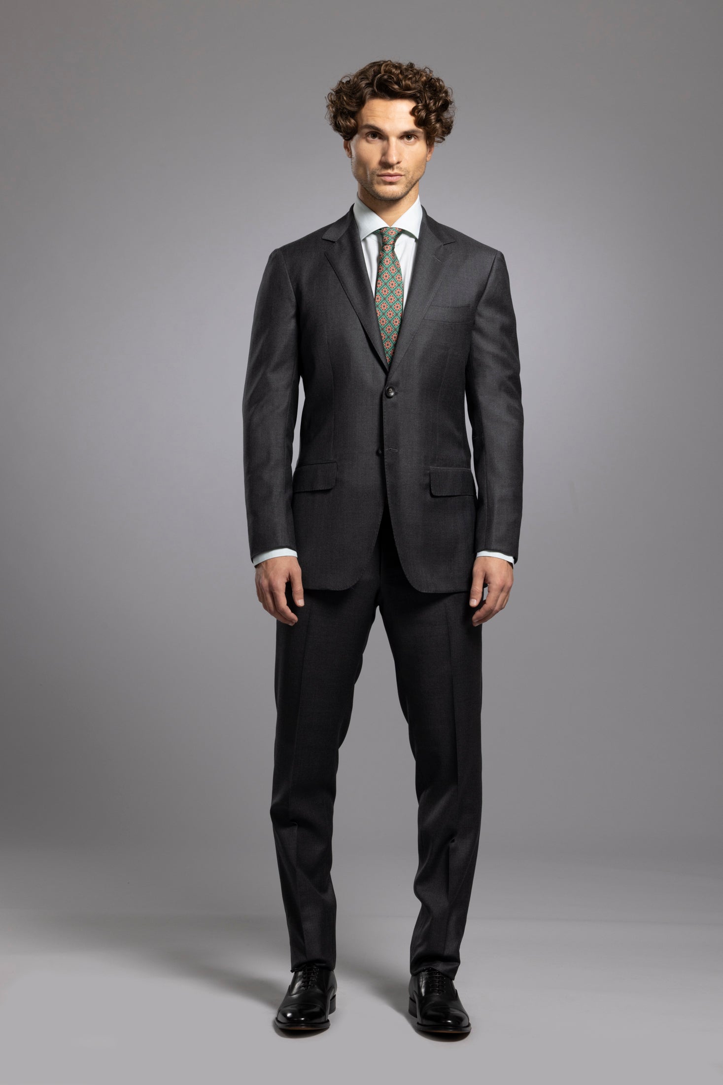 Steel Grey Virgin Wool Suit – Sartorio Napoli