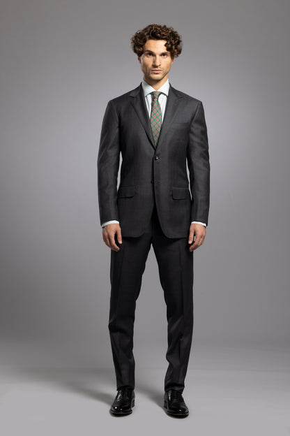 Steel Grey Virgin Wool Suit