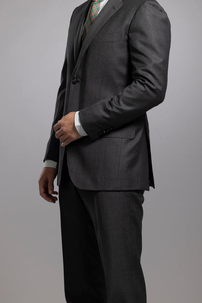 Steel Grey Virgin Wool Suit