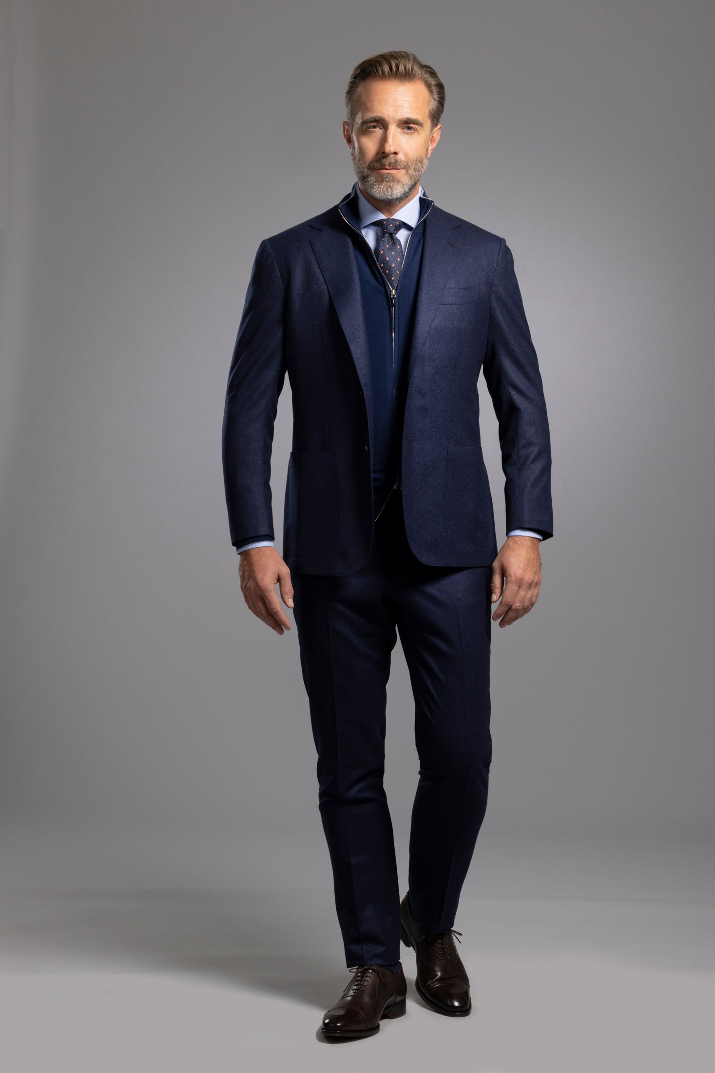 人気ショップ Jacket Zip Blue Navy – Napoli Sartorio ジャケット・アウター
