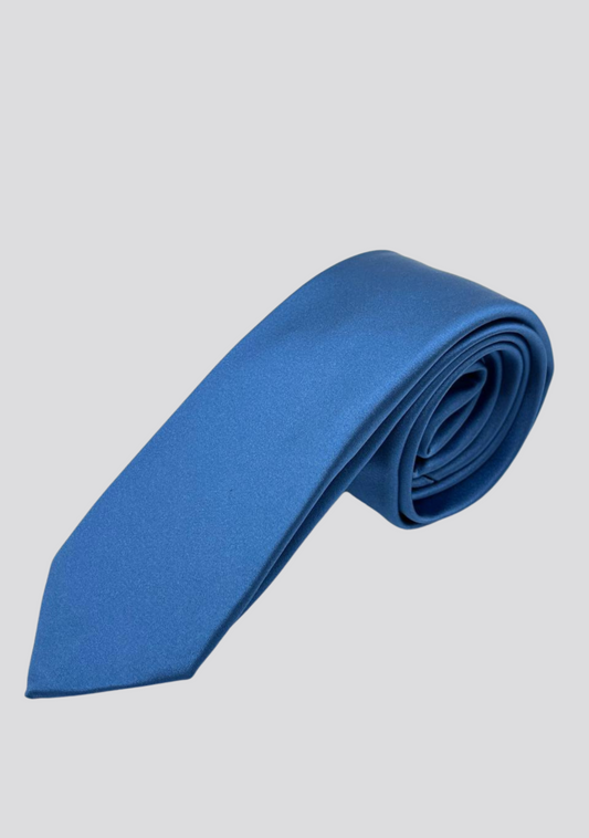 Classic Solid Blue Tie