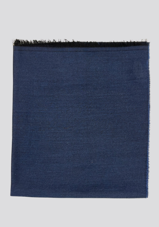 Dark Blue Wool Scarf