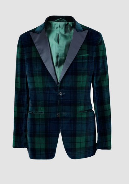 Emerald Green Velvet Dinner Jacket