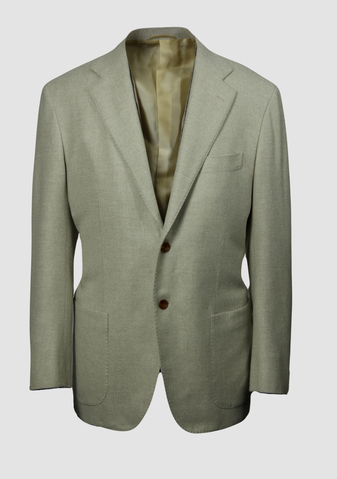 Beige Wool Blend Jacket