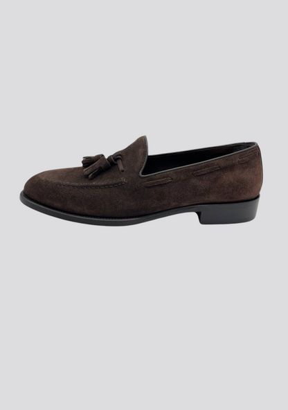 Dark Brown Tassel Loafers