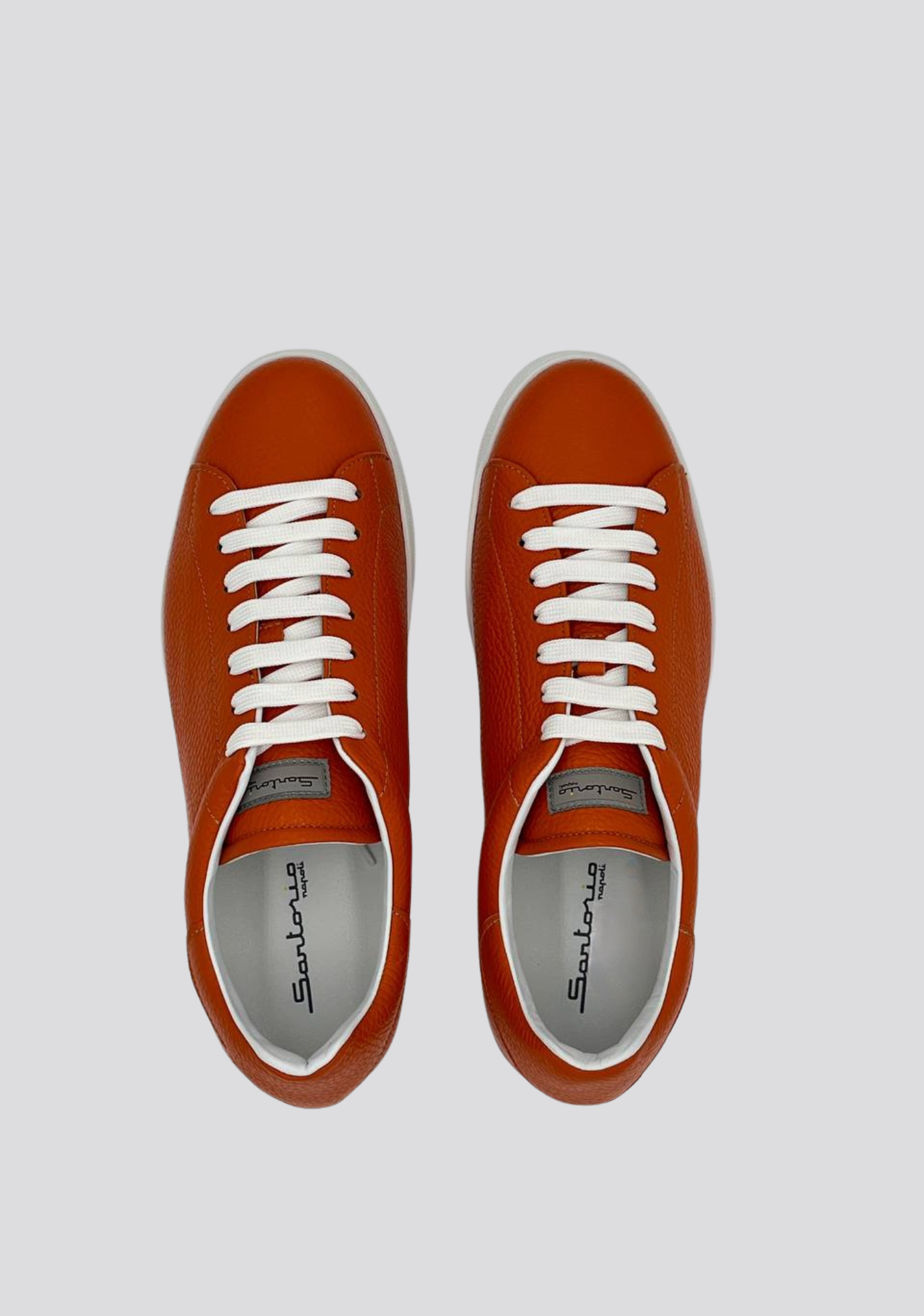 Orange Low Top Sneakers