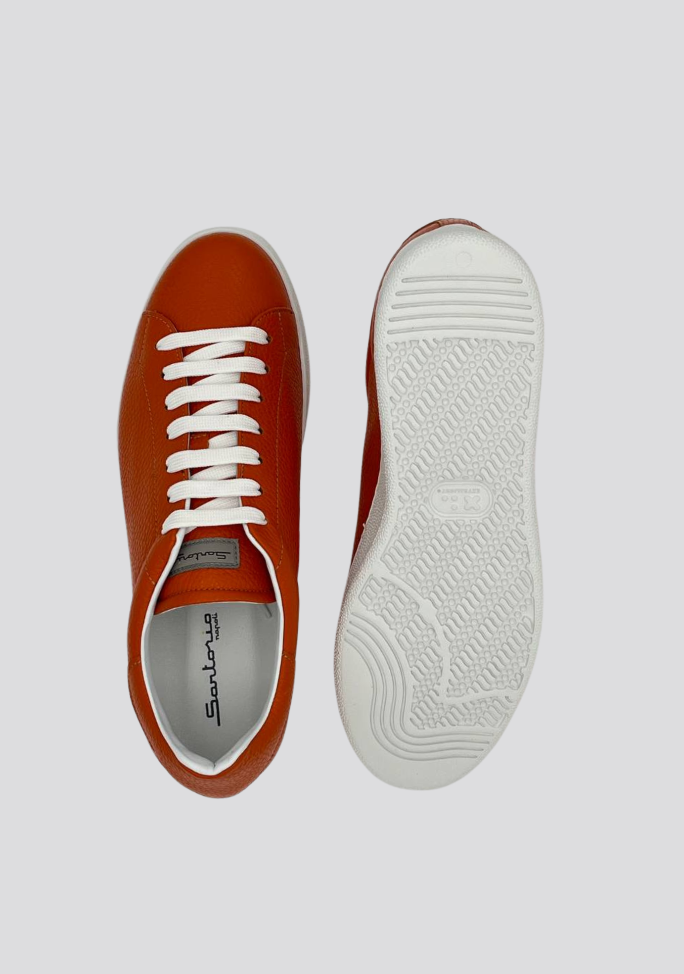 Orange Low Top Sneakers