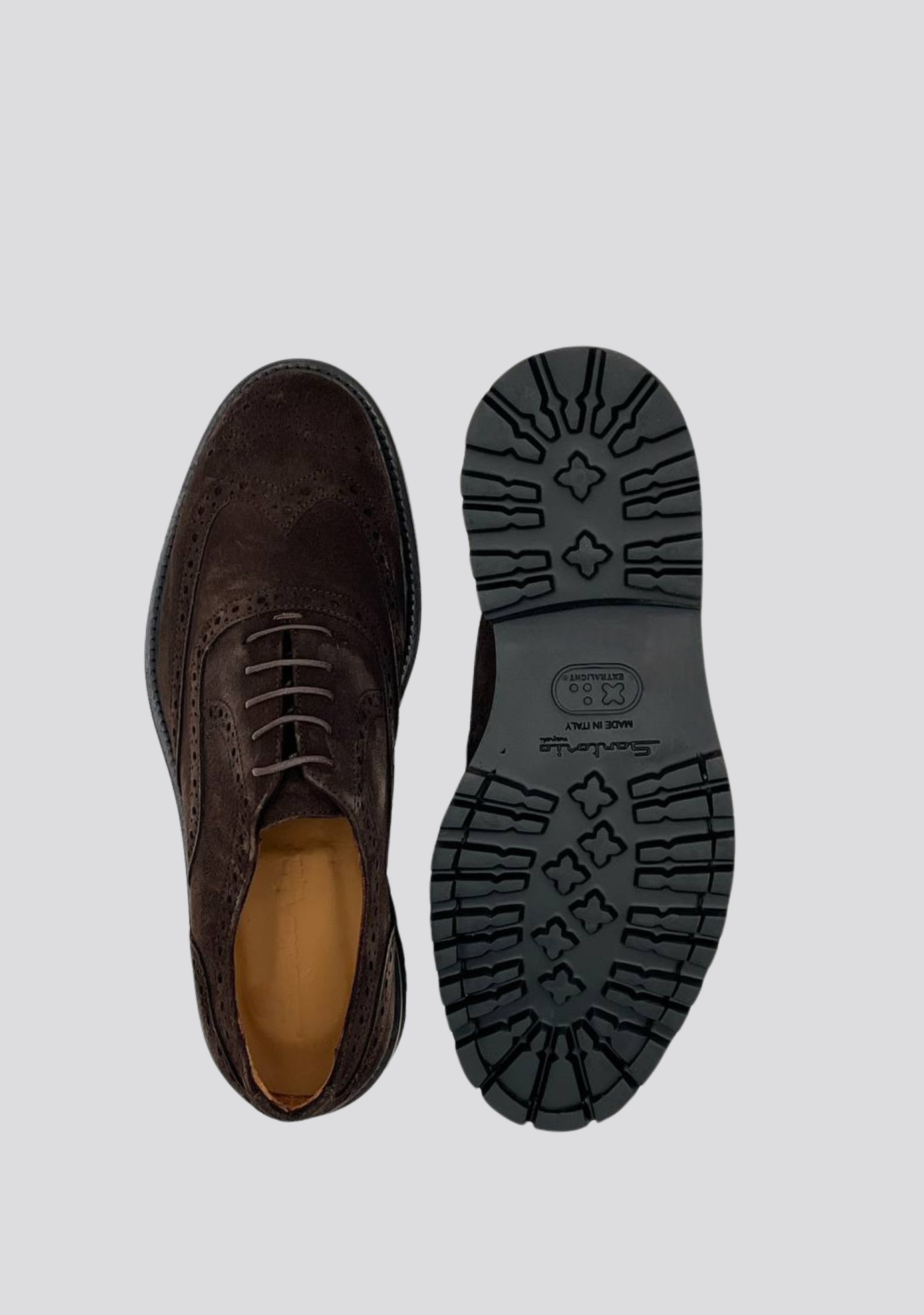 Dark Brown Leather Oxfords