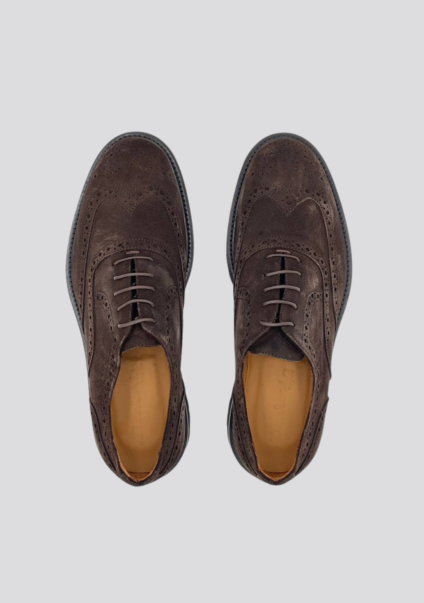 Dark Brown Leather Oxfords